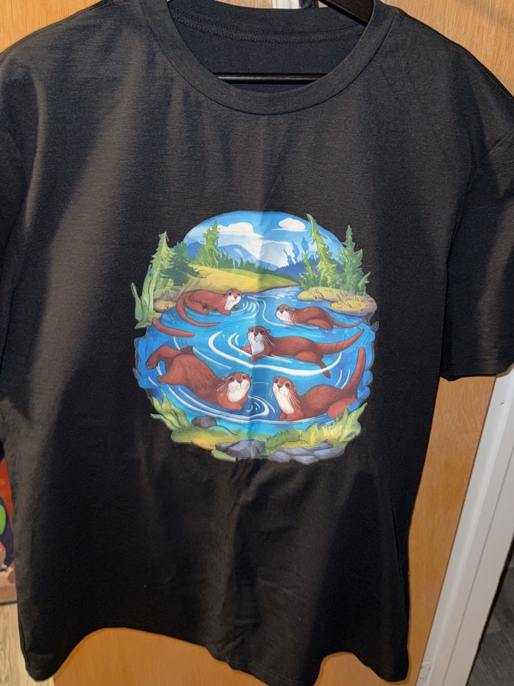 River otter tshirt xxl